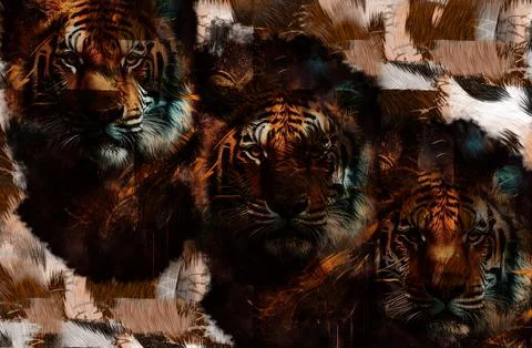 Modern pattern studies, manipulation background 스톡 일러스트