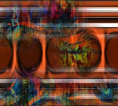 Modern pattern studies, manipulation background イラスト素材