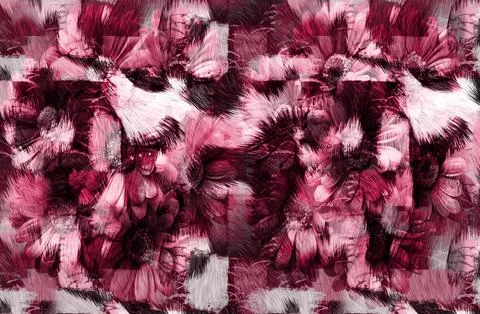 Modern pattern studies, manipulation background 스톡 일러스트