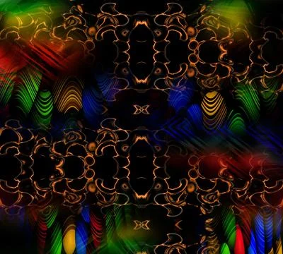 Modern pattern studies, manipulation background Stock Illustration