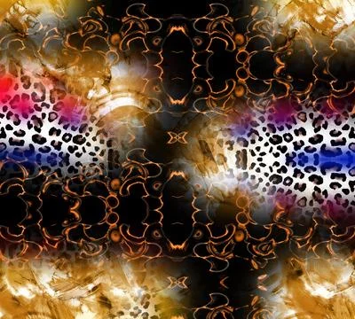 Modern pattern studies, manipulation background Stock Illustration