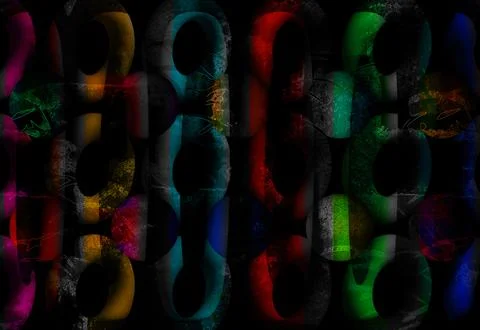 Modern pattern studies, manipulation background Stock Illustration