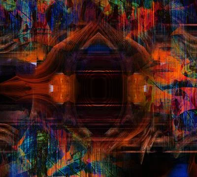 Modern pattern studies, manipulation background 스톡 일러스트