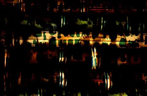 Modern pattern studies, manipulation background イラスト素材