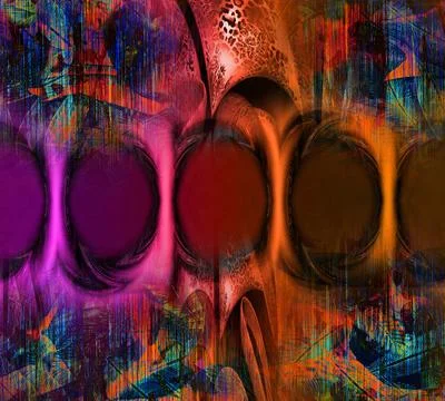 Modern pattern studies, manipulation background Stock Illustration