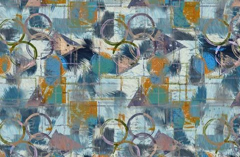 Modern pattern studies, manipulation background 스톡 일러스트