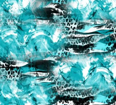 Modern pattern studies, manipulation background Illustrazione stock