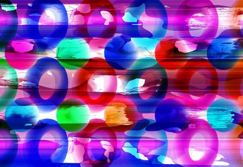 Modern pattern studies, manipulation background Illustrazione stock