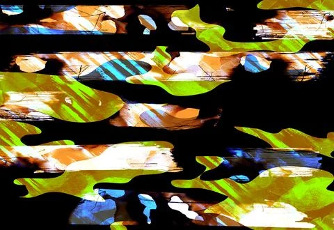 Modern pattern studies, manipulation background イラスト素材