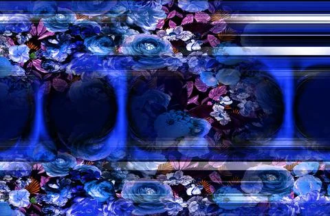 Modern pattern studies, manipulation background Stock Illustration