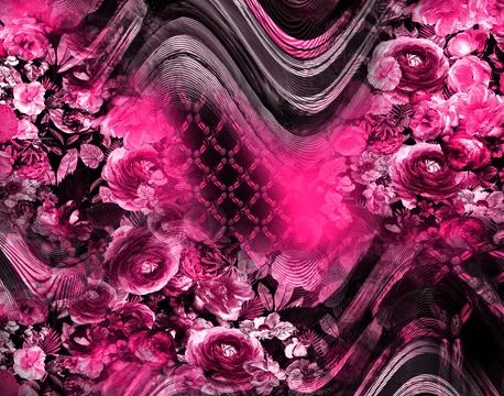 Modern pattern studies, manipulation background 스톡 일러스트