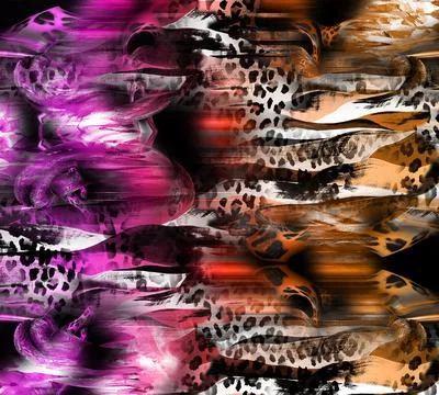 Modern pattern studies, manipulation background イラスト素材