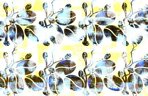 Modern pattern studies, manipulation background イラスト素材