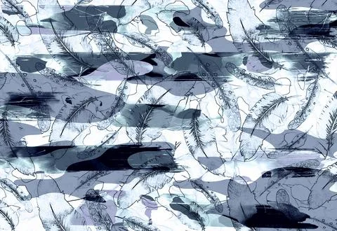 Modern pattern studies, manipulation background Stock Illustration