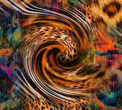 Modern pattern studies, manipulation background イラスト素材