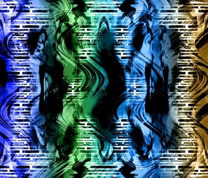 Modern pattern studies, manipulation background イラスト素材