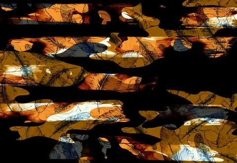 Modern pattern studies, manipulation background Stock Illustration