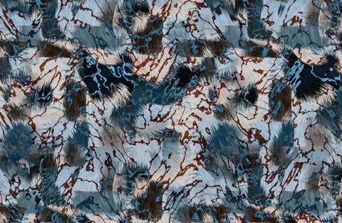 Modern pattern studies, manipulation background Stock Illustration