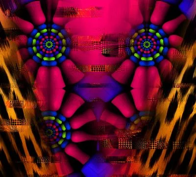 Modern pattern studies, manipulation background Stock Illustration