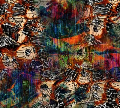 Modern pattern studies, manipulation background 스톡 일러스트