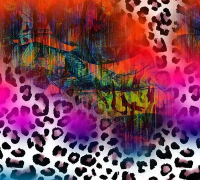 Modern pattern studies, manipulation background Illustrazione stock