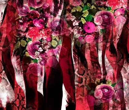 Modern pattern studies, manipulation background 스톡 일러스트