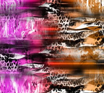 Modern pattern studies, manipulation background Stock Illustration