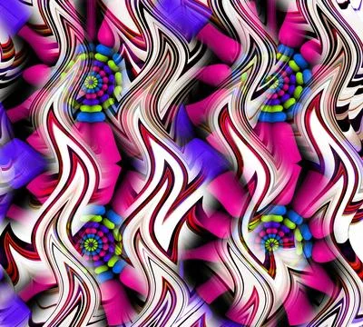 Modern pattern studies, manipulation background イラスト素材