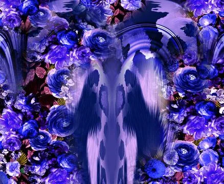 Modern pattern studies, manipulation background 스톡 일러스트