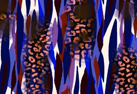 Modern pattern studies, manipulation background Stock Illustration