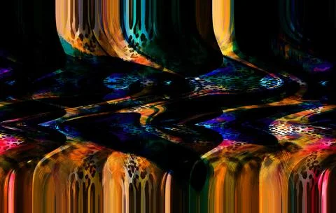 Modern pattern studies, manipulation background イラスト素材