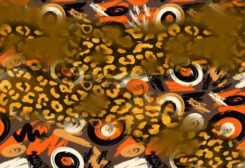 Modern pattern studies, manipulation background Stock Illustration