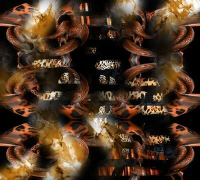 Modern pattern studies, manipulation background Stock Illustration