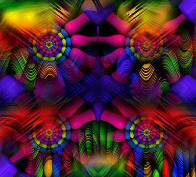 Modern pattern studies, manipulation background Stock Illustration