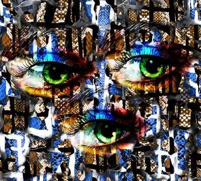 Modern pattern studies, manipulation background 스톡 일러스트