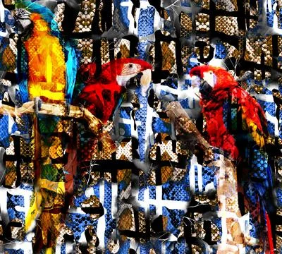 Modern pattern studies, manipulation background 스톡 일러스트