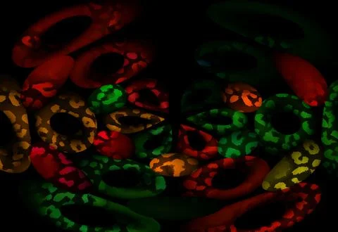 Modern pattern studies, manipulation background 스톡 일러스트