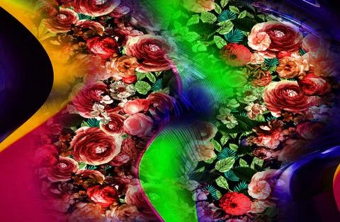 Modern pattern studies, manipulation background 스톡 일러스트