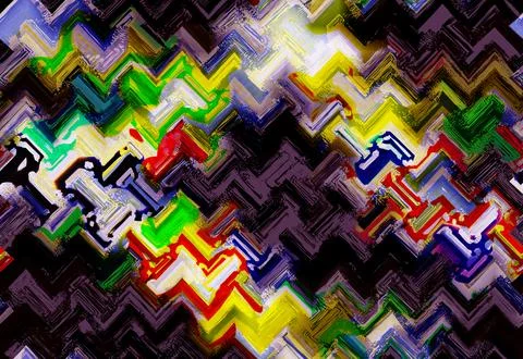 Modern pattern studies, manipulation background Stock Illustration