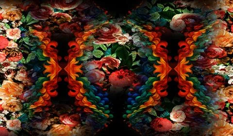 Modern pattern studies, manipulation background Stock Illustration