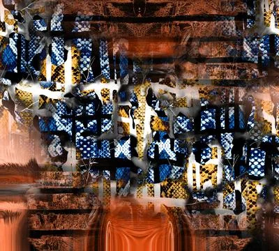 Modern pattern studies, manipulation background Stock Illustration