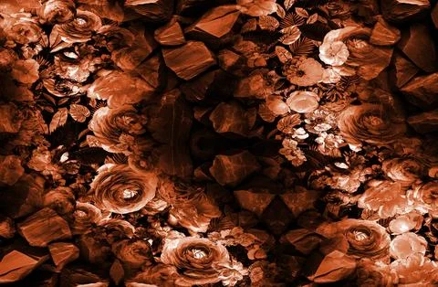 Modern pattern studies, manipulation background Stock Illustration