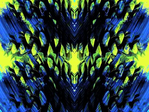 Modern pattern studies, manipulation background Illustrazione stock