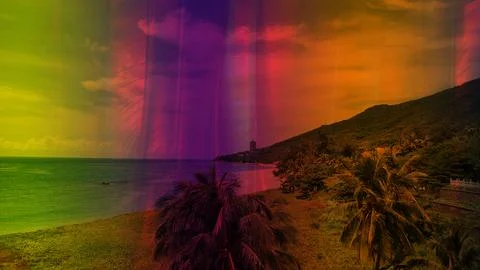 Modern pattern studies, manipulation background Foto stock