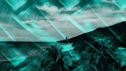 Modern pattern studies, manipulation background Foto stock