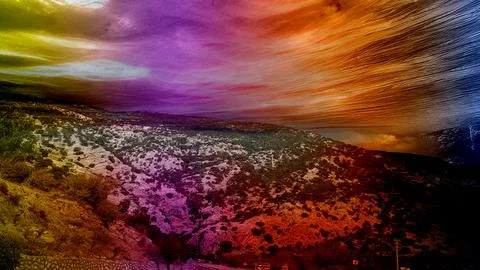 Modern pattern studies, manipulation background Foto stock