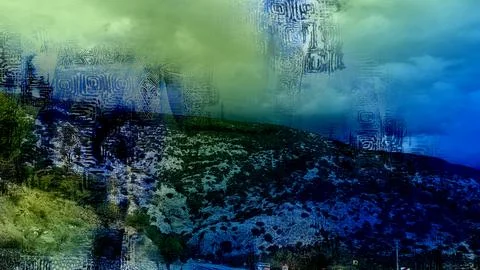 Modern pattern studies, manipulation background Foto stock