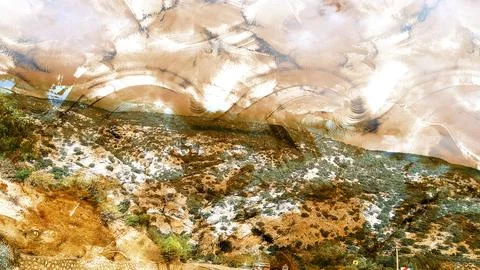 Modern pattern studies, manipulation background 写真素材