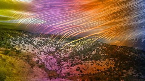 Modern pattern studies, manipulation background Stock Photos