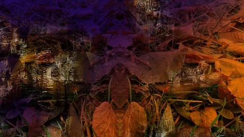 Modern pattern studies, manipulation background 스톡 사진